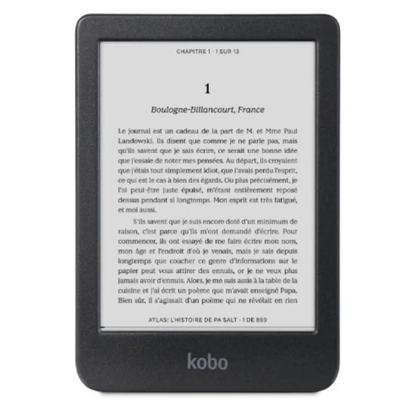 Kobo | Clara Black & White | 300 PPI E-Eeader | 6 Inch | Waterproof | USB-c - Picture 2 of 6